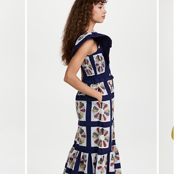 Sea New York Dresses Sea New York Pippin Patchwork Smocked Apron